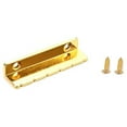 thumbnail image 2 of Yuarrent Tuerca de guitarra en forma de L 6 cuerdas almohadas Metal ranurado resistente duradero instrumento Musical bajo eléctrico Kit suministros Accesorios para instrumentos musicales Oro Yuarrent OD032189-02, 2 of 6