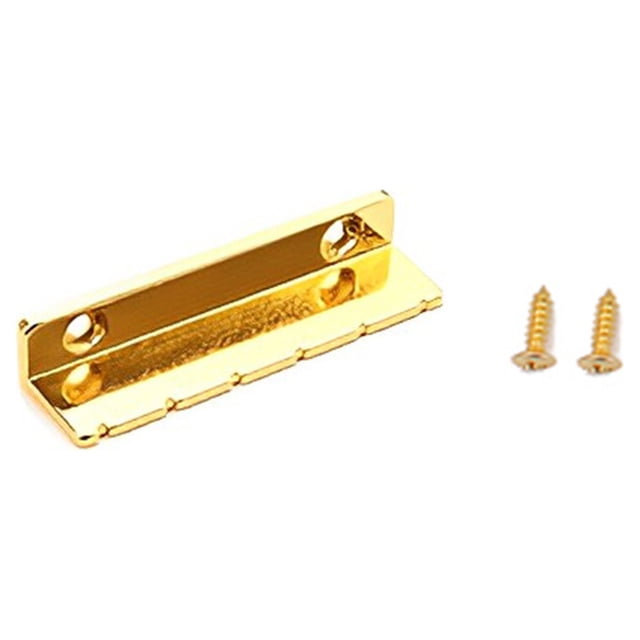Eigraketly Tuerca de guitarra en forma de L 6 cuerdas almohadas Metal ranurado resistente duradero instrumento Musical bajo eléctrico Kit suministros Accesorios para instrumentos musicales Oro Eigraketly OD032189-02