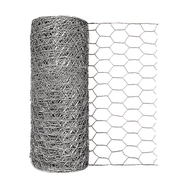 Garden Zone 12 in. H x 50 ft. L 20 Ga. Silver Poultry Netting Walmart