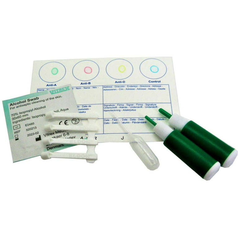 Blood Typing From Home Using the EldonCard Blood Type Test Kit