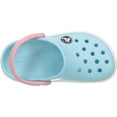 thumbnail image 3 of Crocs Crocband Zueco Infantil Ice Blue/White Talla 13, 3 of 5