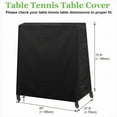 thumbnail image 2 of Housse de Table de Ping-Pong Extérieure et Intérieure Imperméable pour Tables Pliables 185X165X70 cm, Matériau Résistant aux Intempéries en Tissu Oxford avec Cordon de Serrage Réglable pour Design Coupe-Vent, 2 of 5