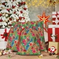 thumbnail image 6 of Naloa Peacock Feathers And Flowers Drawstring Christmas Bags, 3D Xmas Gift Bags, Christmas Wrapping Bags, Xmas Goodie Bags, Treat Pouch Bags, Party Favor Bags-Medium, 6 of 9