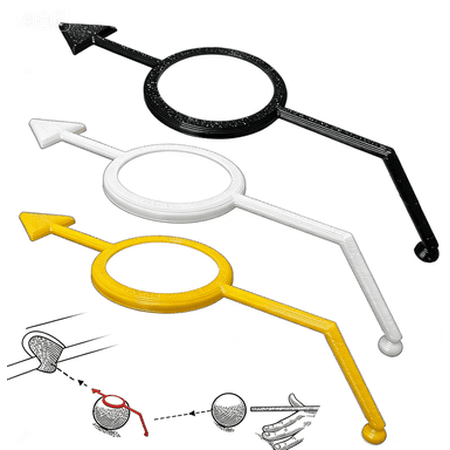 3-piece billiards aiming training device, billiards auxiliary aiming tool, used for correcting posture and improving accuracy, billiards accessories