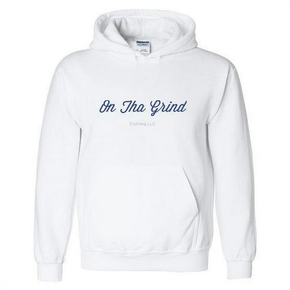 White/Blue ON THA GRIND HOODIE