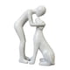 thumbnail image 4 of Estatua de hombre y perro, escultura de mascota, moderna, decorativa, adorable, única, figura para el hogar. blanco, 4 of 9