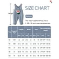 thumbnail image 5 of Happy Cherry Unisex Baby Dungarees Jumpsuit Toddler Denim Dungarees Jeans Girls Boys Overalls Bib Pants Trousers 0-12 Months, 5 of 6
