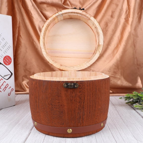 LEORX Wood Tea Box Chocolate 1Pcs Chic Tea Holder for Home Storage