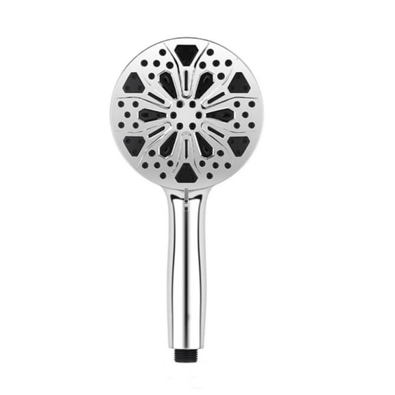 CASAFUN Premium High Pressure Shower Handheld Showerhead with 10 Spray Modes for the Elderly Children, Modern Chromes Look Built in Power Spray for Home, Gym, Hotel, Bath