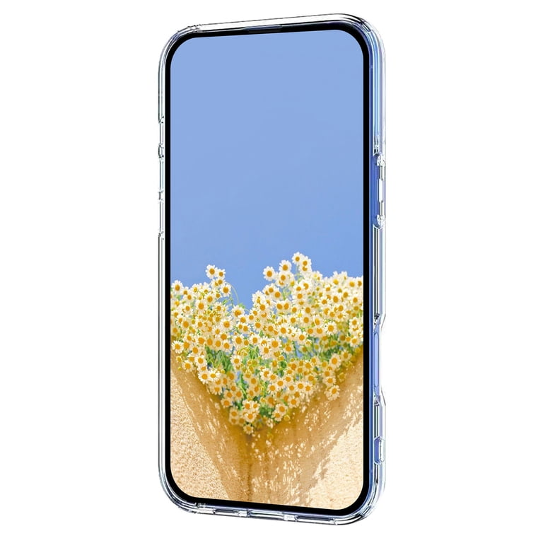 Compatible with iPhone 13 Pro Case Clear with Flower Design, Cute