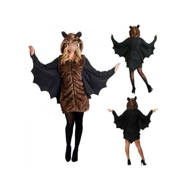 Halloween Dress Up Costume Women's Halloween Costume Horror Bat Ghost