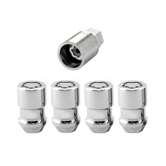 McGard Wheel Access Wheel Lock 24137 Lug Nut Lock; 12 Millimeter X 1.5 Thread Size; Conical Seat; Acorn Lug Use With Steel/Aluminum Wheels; 1.46 Inch Overall Length; 3/4 Inch Wrench Size