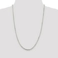 thumbnail image 2 of 925 Sterling Silver 3.25mm Beveled Oval Cable Chain 24 Inch, 2 of 5