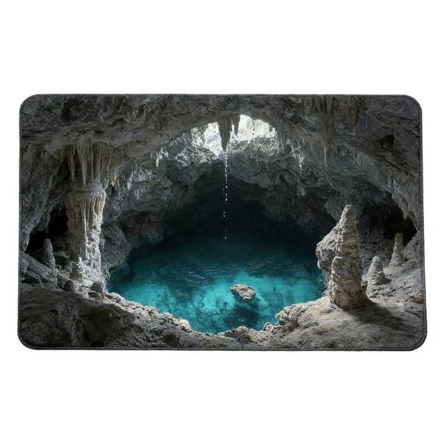 Tyidzon Tapis Optique Paillasson Trou Sans Fond Usage Intérieur Extérieur pour Entrée Salon