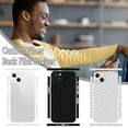 thumbnail image 3 of For iPhone14promax Transparent For iPhone 14 Pro Max Carbon Fiber Stickers Soft W3A7, 3 of 9