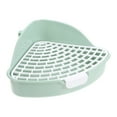 thumbnail image 2 of Bunny Litter Box Guinea Pig Toilet Small Animals Litter Box Rabbit Training Potty, 2 of 9