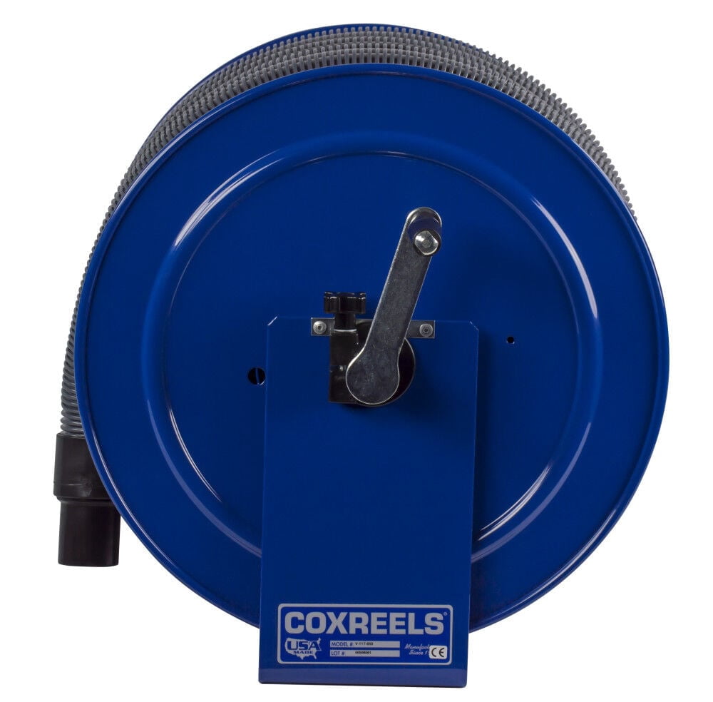Coxreels Hose Reel Vacuum Only Direct Crank Rewind 1 1/2In 2In Id 35' Hose Capacity