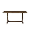 thumbnail image 6 of Better Homes & Gardens Granary Modern Farmhouse Dining Table, Dark Brown, 6 of 13