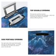 thumbnail image 6 of Multi-Size Suitcase Protective Cover Full Range Double Stitching Invisible Zipper For Travel Business Blueviolet Marble_2 X-Large, 6 of 8