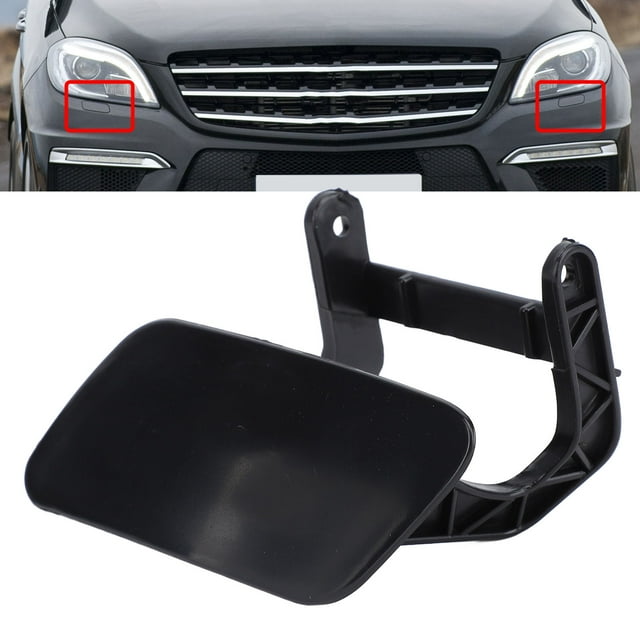 Headlight Washer Cap Impact Resistant Black Cover for ML to Class W166 2012 to 2015