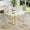 Table+ Light gray gold legs *4, variant on JUFU 7 Piece Dining Table Set for 6, 55" White Rectangular MDF Table with Gold Metal Legs and 6 Black PU Upholstered Chairs, Modern Dining Room Set for Home and Office