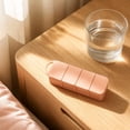 thumbnail image 4 of Pill Organizer 4 Compartment Pink Plastic Daily Use for Travel and Purse, 4 of 7