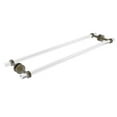 thumbnail image 4 of Pacific Beach Collection Back to Back Shower Door Towel Bar with Dotted Accents - Unlacquered Brass / 30 Inch, 4 of 7