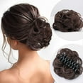 Messy Bun Easy Clip Wig female grasping Clip HairNatural Hair Curler