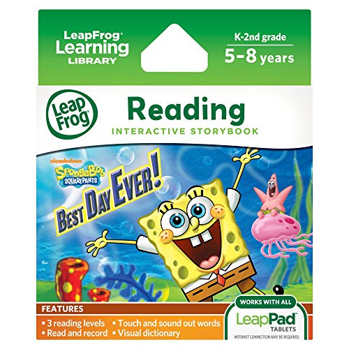LeapFrog LeapPad Ultra eBook SpongeBob SquarePants Meilleure Journée de Tous les Temps (Compatible avec Toutes les Tablettes LeapPad)