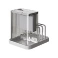 thumbnail image 1 of WRKEKC Clearance ‌Universal Knife Rack with Pot Lid & Chopping Board Storage‌ - Multifunctional Kitchen Organizer, Made of PET + PP Material, Transparent Design, Keeps Kitchen Tools Neat & Accessible, 1 of 7