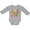 AC-Heather Grey, variant on Sloth Cute for Girls Girls Long Sleeve Baby Bodysuit