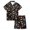 Z27-Black, variant on Weebloom Halloween Girls' Pajama Sets Cute Pumpkin Pajamas Set Soft Printed Short Sleeve Button Down Shirt Shorts For Youth Tween Sleepwear Nightwear Pjs Loungewear 12-13 Years