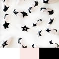 thumbnail image 3 of 24pcs Fake Nails Y2k Short Almond Shape White French False Nails Five-pointed Star Shiny Rhinestones Decor Artificial Nail Tips, 3 of 7