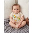 thumbnail image 6 of BemeyourBBs Infant Baby Boy Girl Birthday Romper Outfit Happy Birthday To Daddy Mommy Letters Printed Shirt Newborn Baby Summer Clothes Crew Neck Short Sleeve Print Bodysuit, 6 of 9