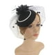 thumbnail image 1 of Fascinators Sombrero Hilo BLESIY Disfraz Flor Diadema Boda Banquete Cosplay Negro Sombrero Tocado, 1 of 6
