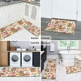 thumbnail image 5 of Pomeranian Dogs and Pioneer Flower Kitchen Rugs Sets Of 2,Anti Fatigue Kitchen Mat Rugs Non Slip Washable,Decorative Kitchen Floor Mats for Kitchen,Sink,Laundry,17"x30"+17"x47", 5 of 7