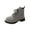 Gray, variant on Women's Moto Boots Cowgirl Boots Lace Up Ankle Moto Boots Waterproof Shoes Wide Width Available Women’s Work Boot Suitable Match Dresses Jeans Fashion Boots