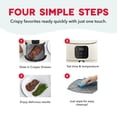 thumbnail image 5 of Compact Digital Air Fryer – 2.6 Quart, Cream, Ceramic Nonstick, Auto Shut-Off, Adjustable Temperature, 5 of 7