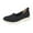 Black, variant on Orthopedic Slip on Walking Shoes for Women Spring Fall Lightweight Breathable Arch Support Platform Wedges Non Slip Work Loafers