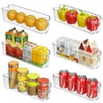 thumbnail image 2 of Totally Kitchen Clear Plastic Stackable Storage Bins | Refrigerator, Freezer, Pantry & Clothes Organization Container with Carrying Handles- 2 PACK, 2 of 8