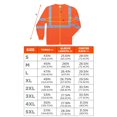thumbnail image 3 of Camisa de seguridad Ergodyne GloWear 8391 ANSI de alta visibilidad naranja, 3 of 3