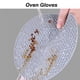 thumbnail image 3 of Juego de guantes para horno, guantes de silicona con aislamiento térmico, hornos de cocina, pinzas para pellizcar, kit de almohadillas de panal, 6 piezas / juego Inevent HA008765-02, 3 of 7