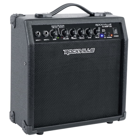 Amplificador para guitarra Rockville G-AMP 20W con Bluetooth y delay