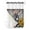 Yellow Grey, variant on No Hook Shower Curtain with Snap-in Liner, Farmhouse Waterproof Fabric Bathroom Curtains, Watercolor Sunflowers Animals Printed Wood Grain Bath Curtains & Mesh Top Window Stall 48"x72"