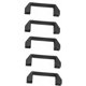 thumbnail image 1 of Asa de transporte de plástico, asa, asa de armario, negra, asa de caja, asa de tracción, distancia entre orificios de perforación 120 mm, 5 piezas, 1 of 4