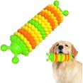 thumbnail image 1 of Dog Toy, High Intensity Chew, Indestructible Natural Rubber Teeth Cleaning Dog Chew Toy, for Small to Medium Sized Dogs, Interactive Outdoor Entertainment Puppy Chew Toy, Training, Gree, 1 of 5
