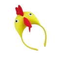 thumbnail image 4 of UNTERING Headband Hairband Funny Photo Booth Cartoon Rooster Headband Party Headpiece Padded Headband for Music Festivals, 4 of 7
