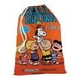 thumbnail image 4 of PEANUTS Bolsa de regalo con cierre de cinta navideño para decoración de Navidad,50cm×80cm., 4 of 6