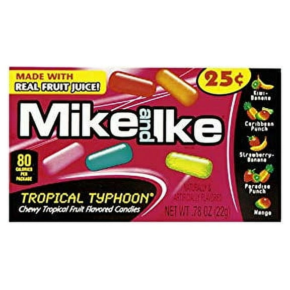 Mike and Ike Tropical Typhoon 24 boxes