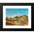 thumbnail image 2 of Josef Magnus Stäck 14x11 Black Modern Framed Museum Art Print Titled - View of the City of Narni (1866), 2 of 5